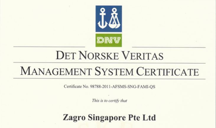 Zagro Achieves FAMI-QS Certification