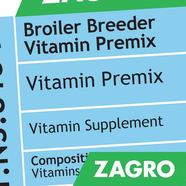 Broiler Breeder Vitamin Premix ensures that accurate weighing